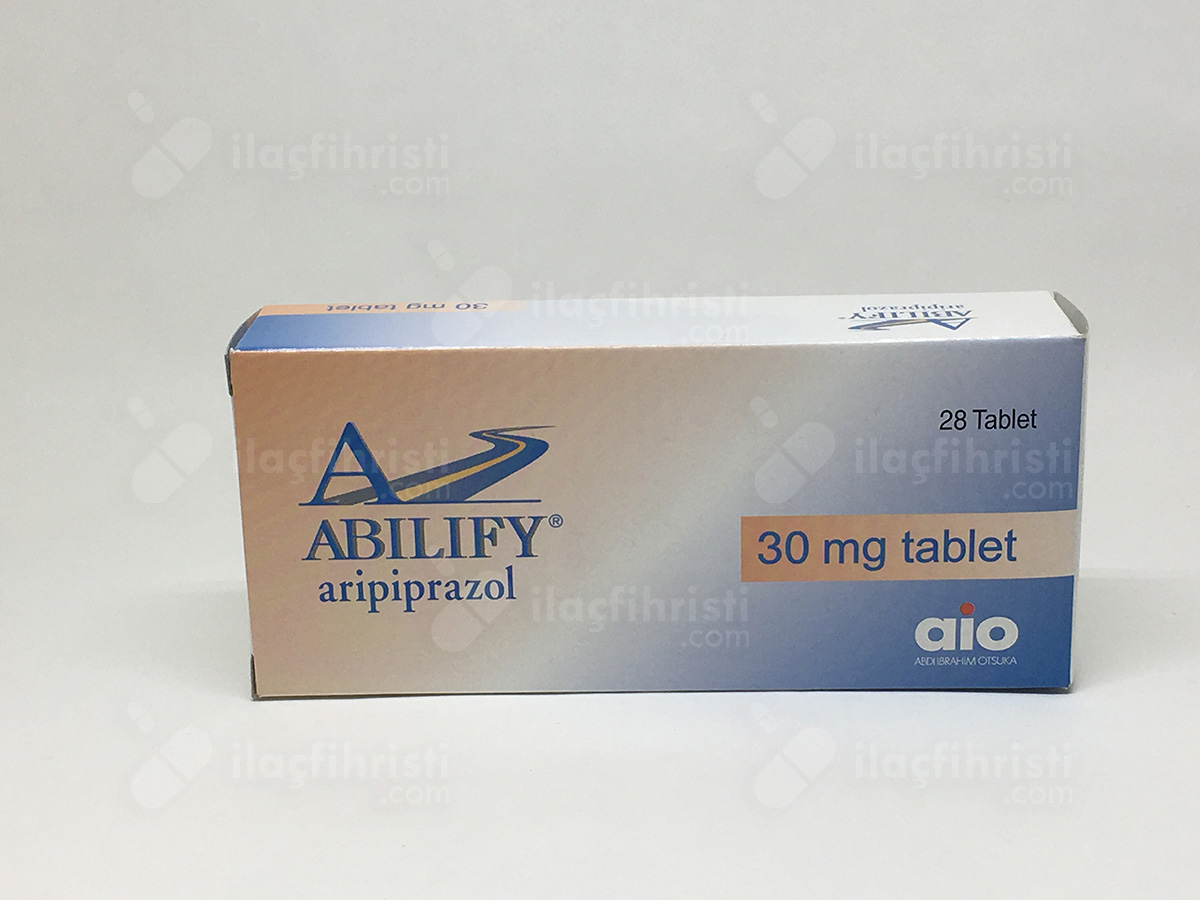 Abilify 30 mg 28 tablet prospektüs, Kullanma Talimatı, kısa ürün