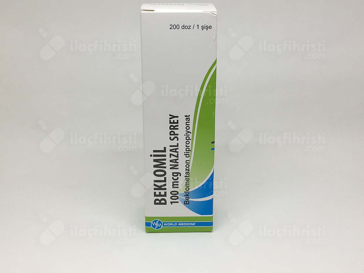 Beklomil 100 mcg nazal sprey