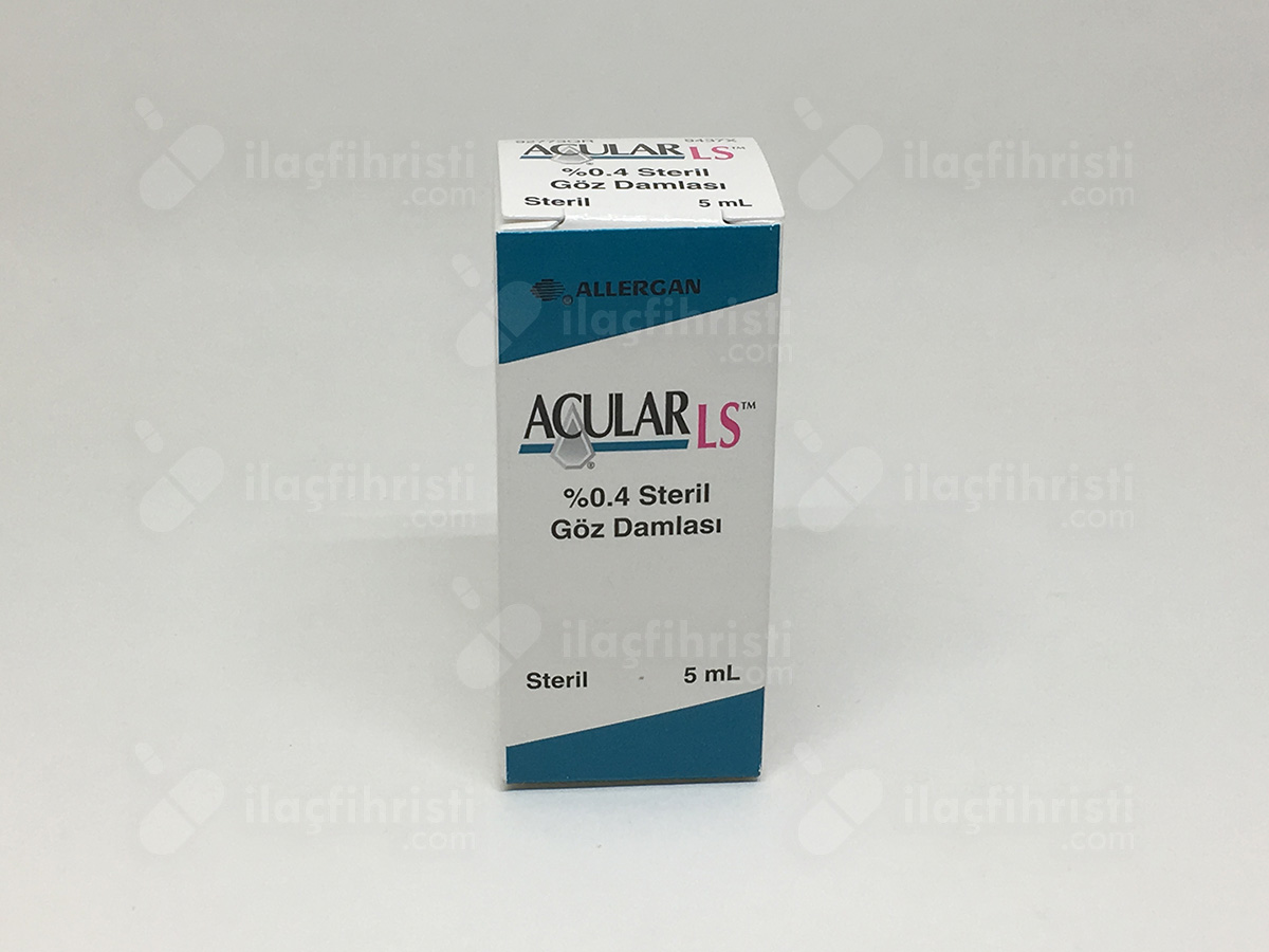 Acular ls steril göz damlası %0,4 5 ml