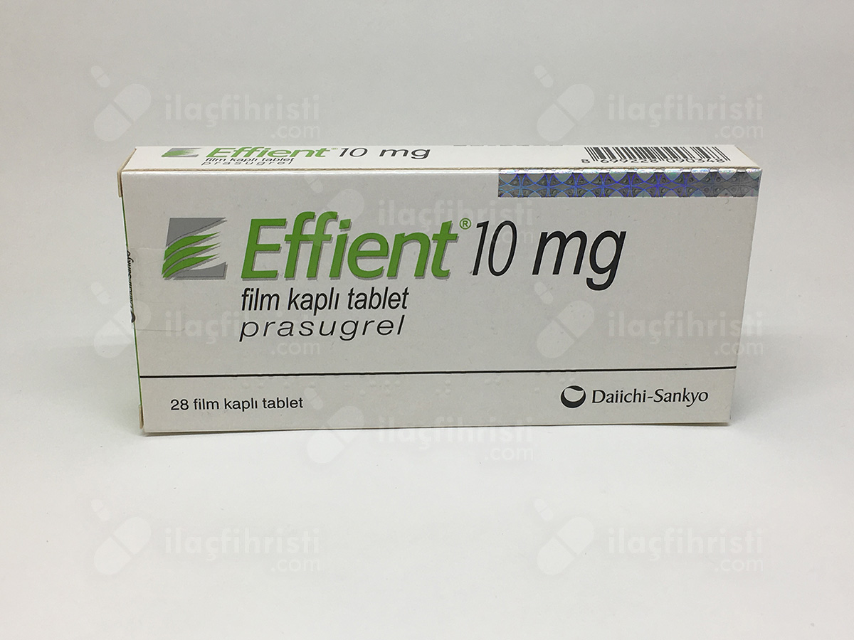 Effient 10 mg 28 film kaplı tablet