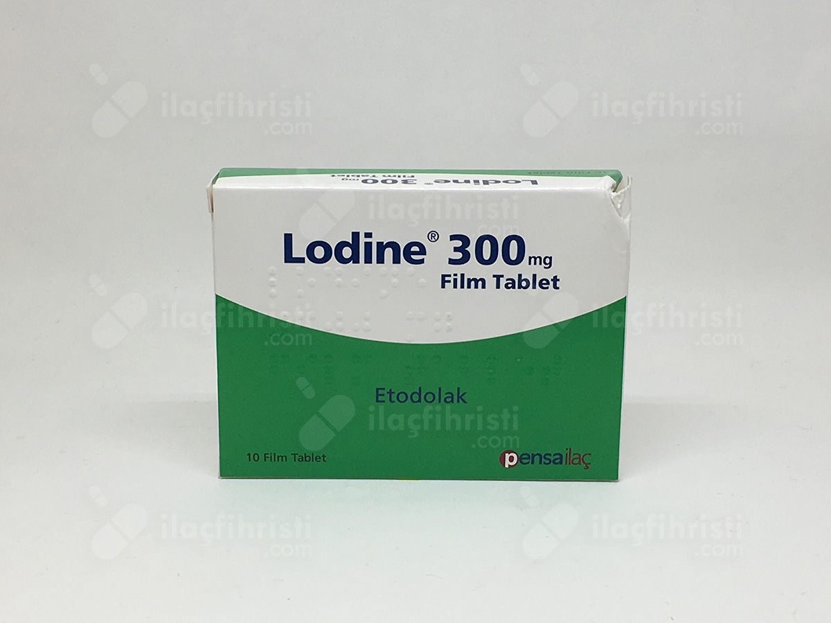 Lodine 300 mg 10 film tablet