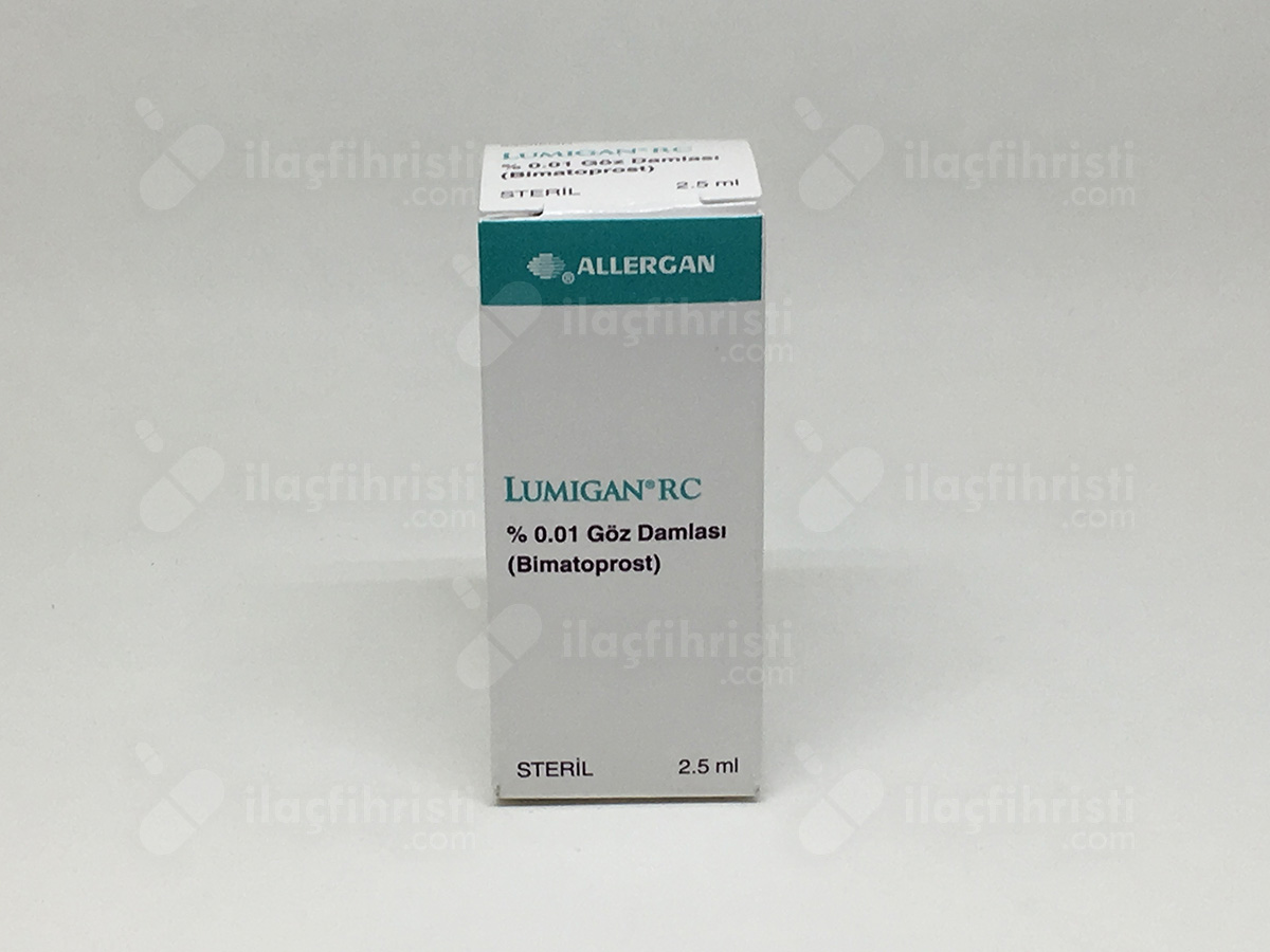 Lumigan rc %0,01 2,5 ml göz damlası