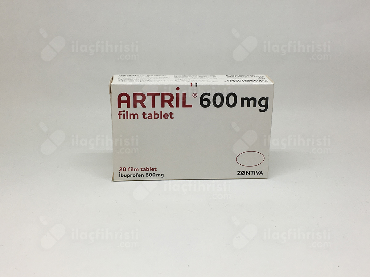 Artril 600 mg 20 film tablet