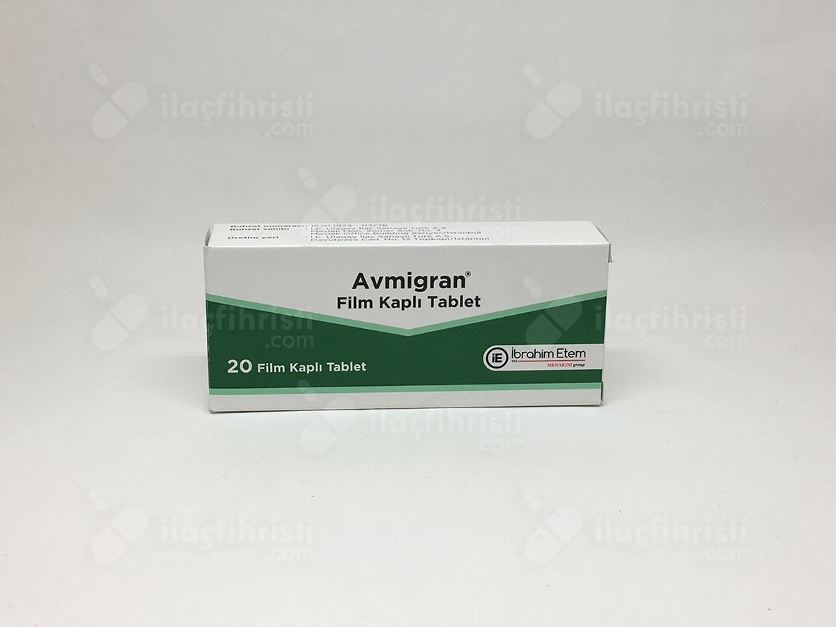 Avmigran 325 mg 20 tablet