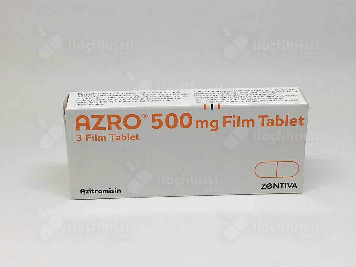 Azro 500 mg 3 tablet
