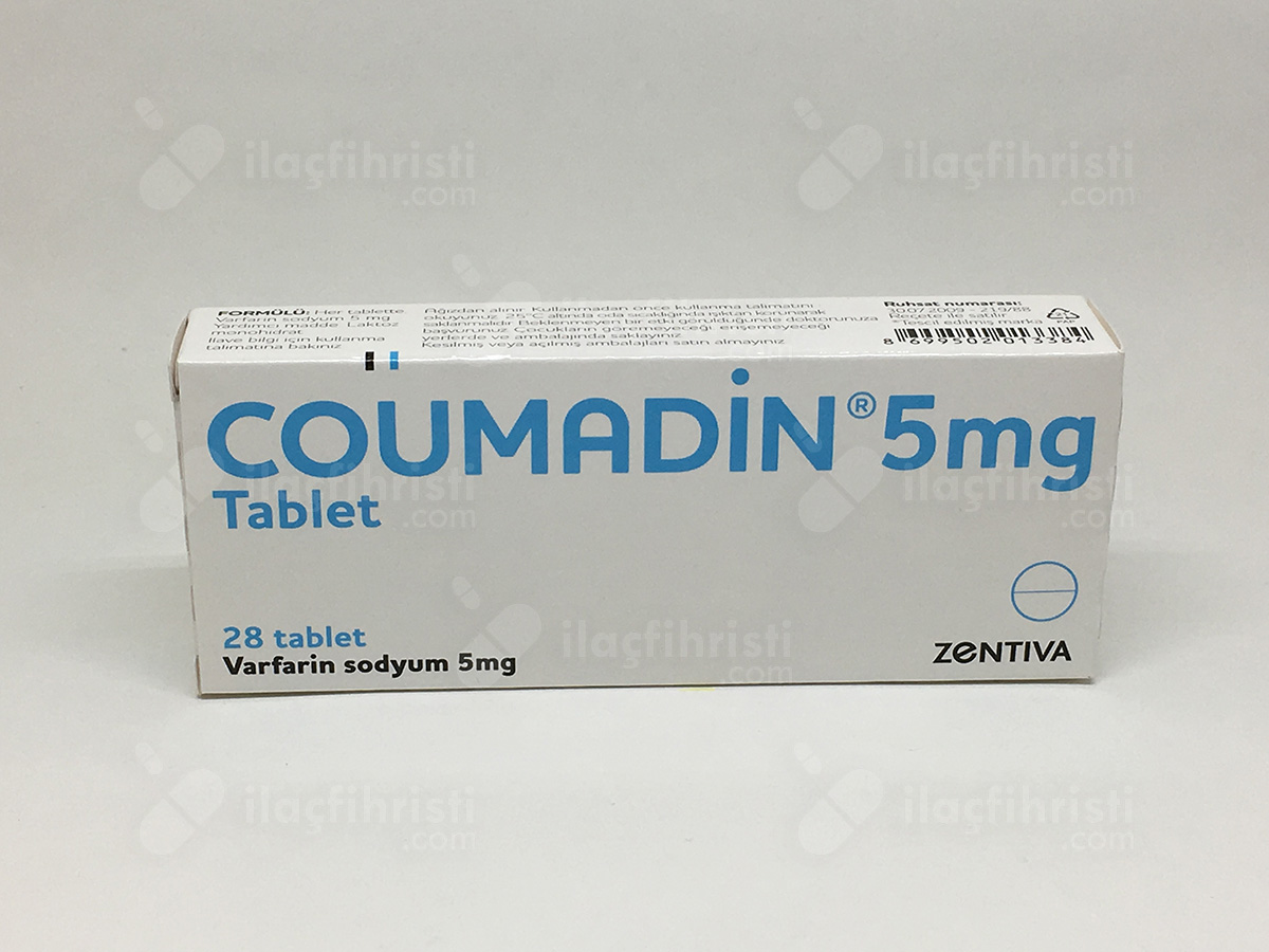 Coumadin 5 mg 28 tablet