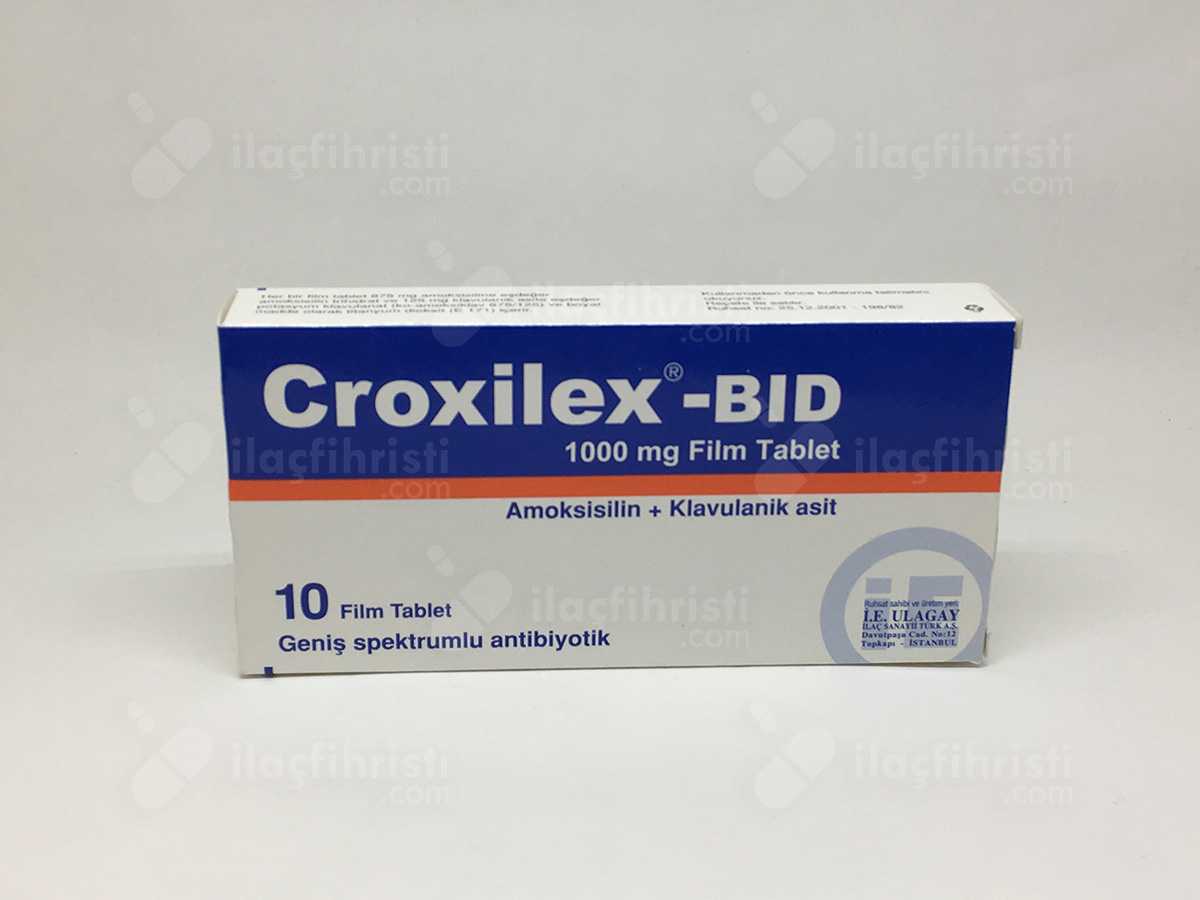 Croxilex-bid 1000 mg 10 f.tablet