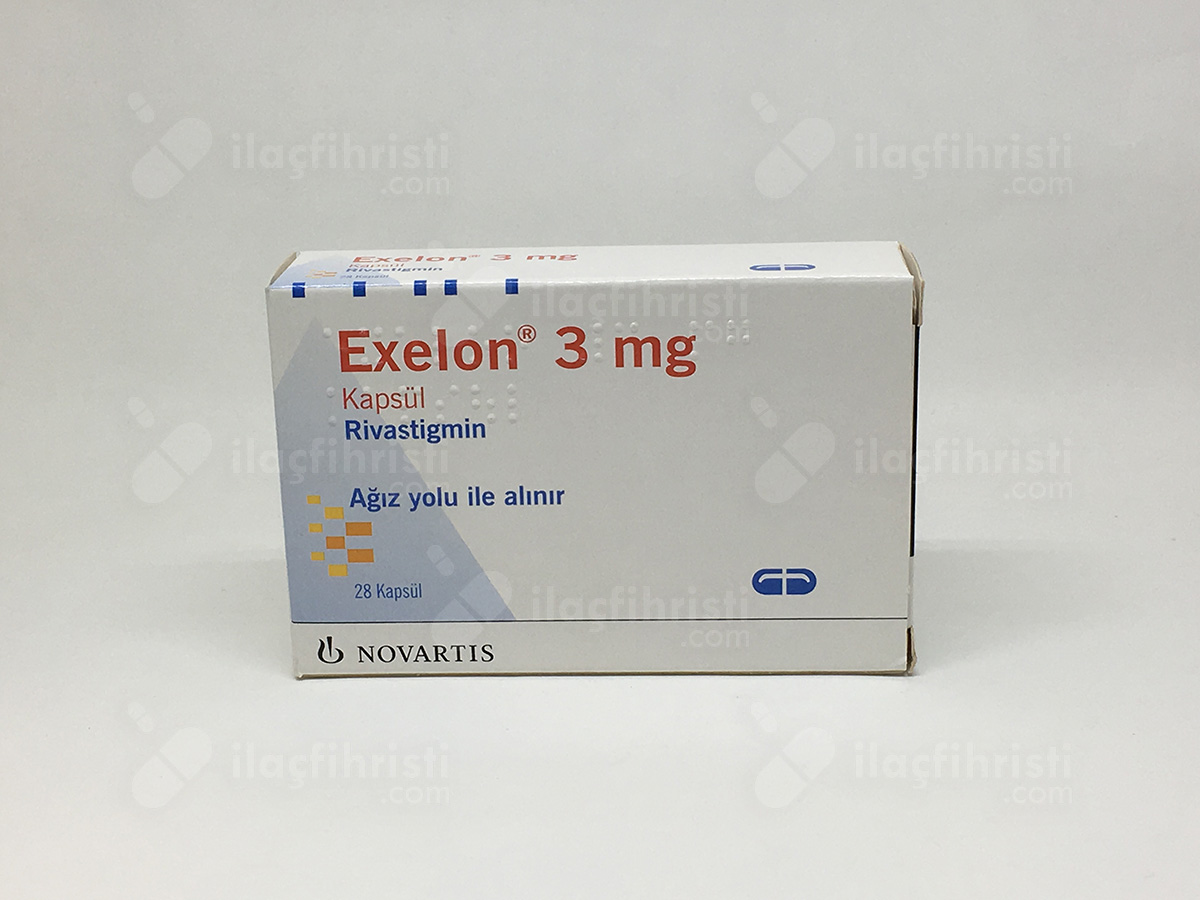 Exelon 3 mg 28 kapsül