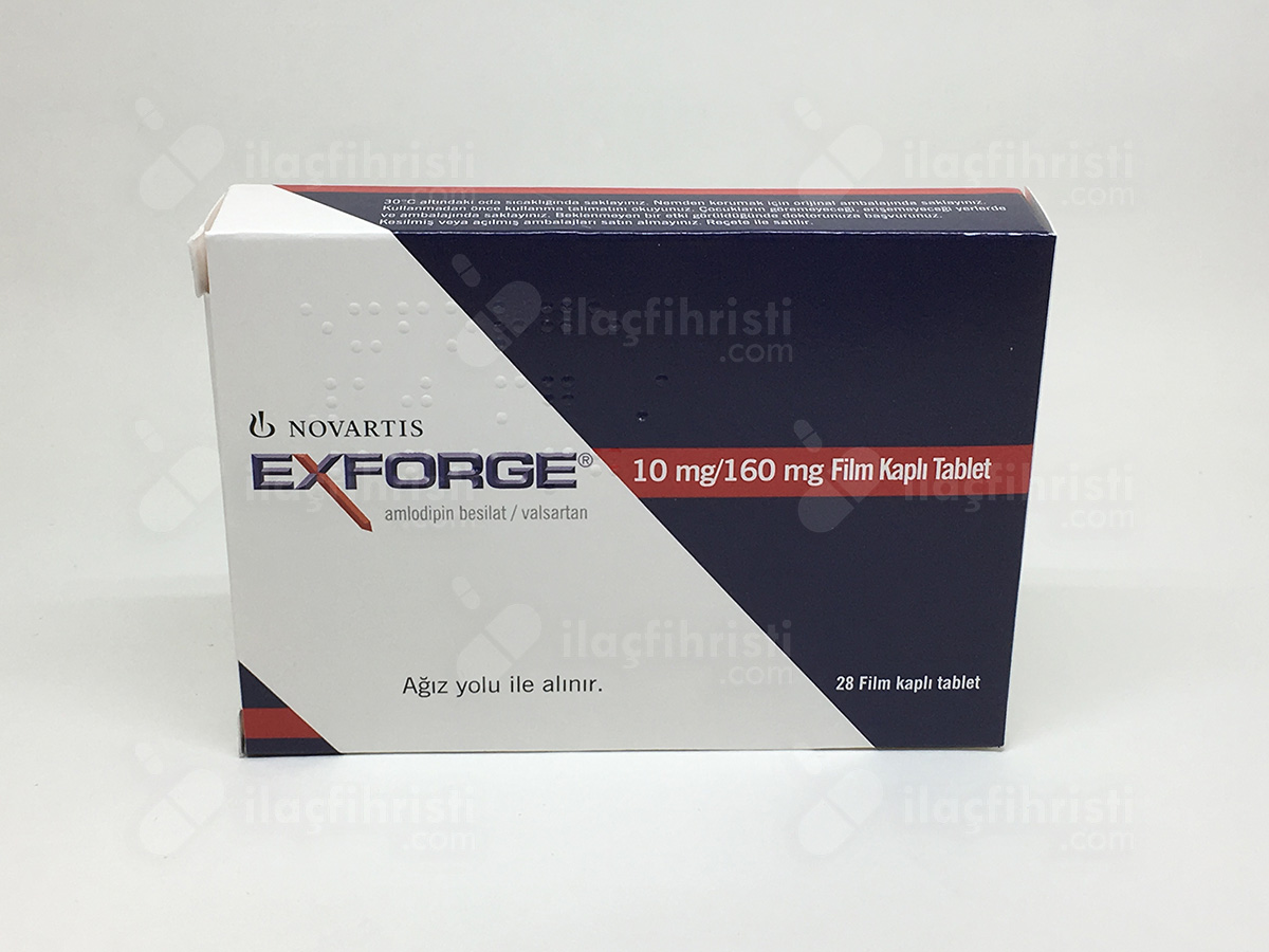 Exforge 10/160 mg 28 film tablet