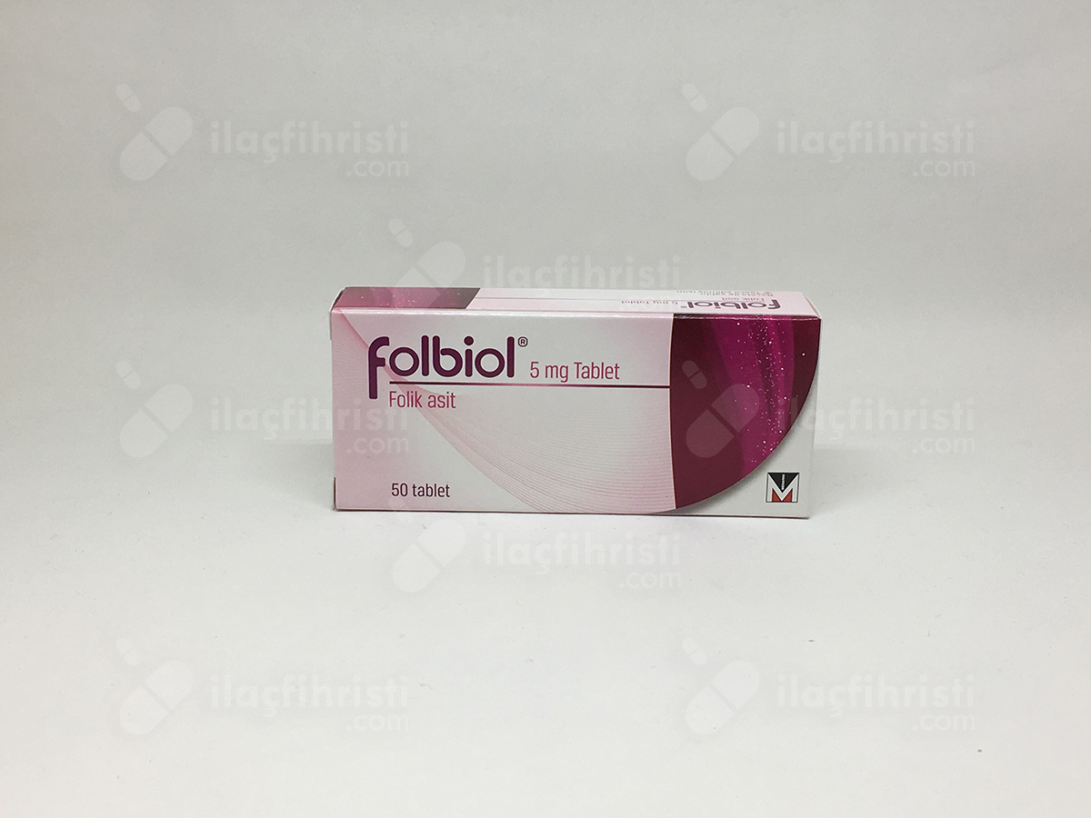 Folbiol 5 mg 50 tablet