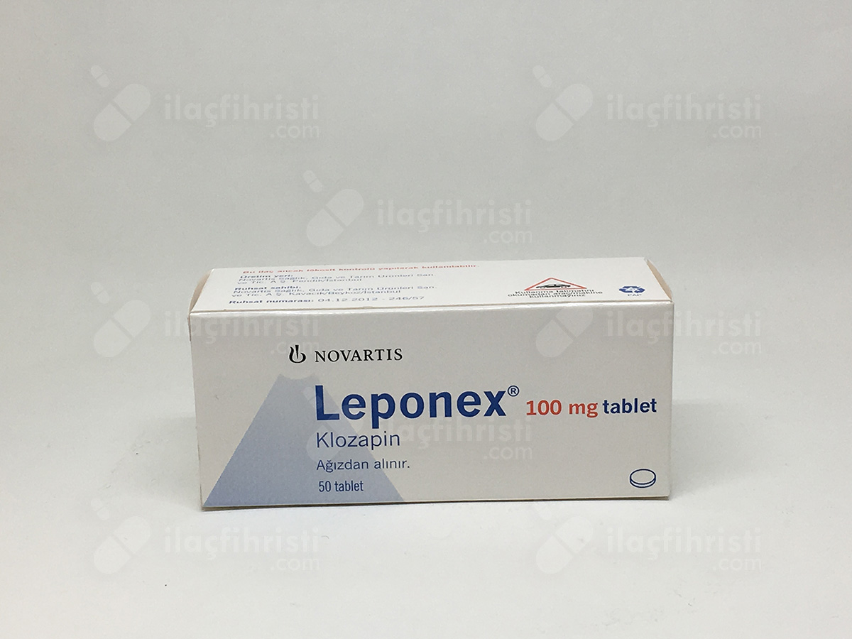 Leponex 100 mg 50 tb          