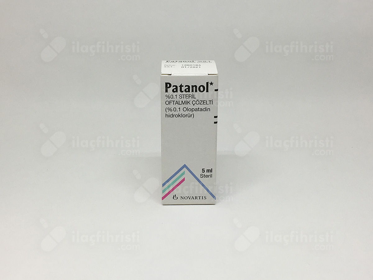 Patanol % 0.1 oftalmik solüsyon 5 ml