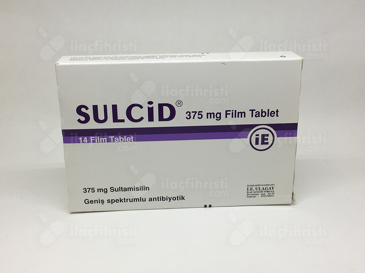 Sulcid 375 mg 14 film tablet
