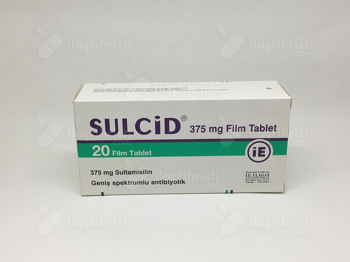Sulcid 375 mg 20 film tablet