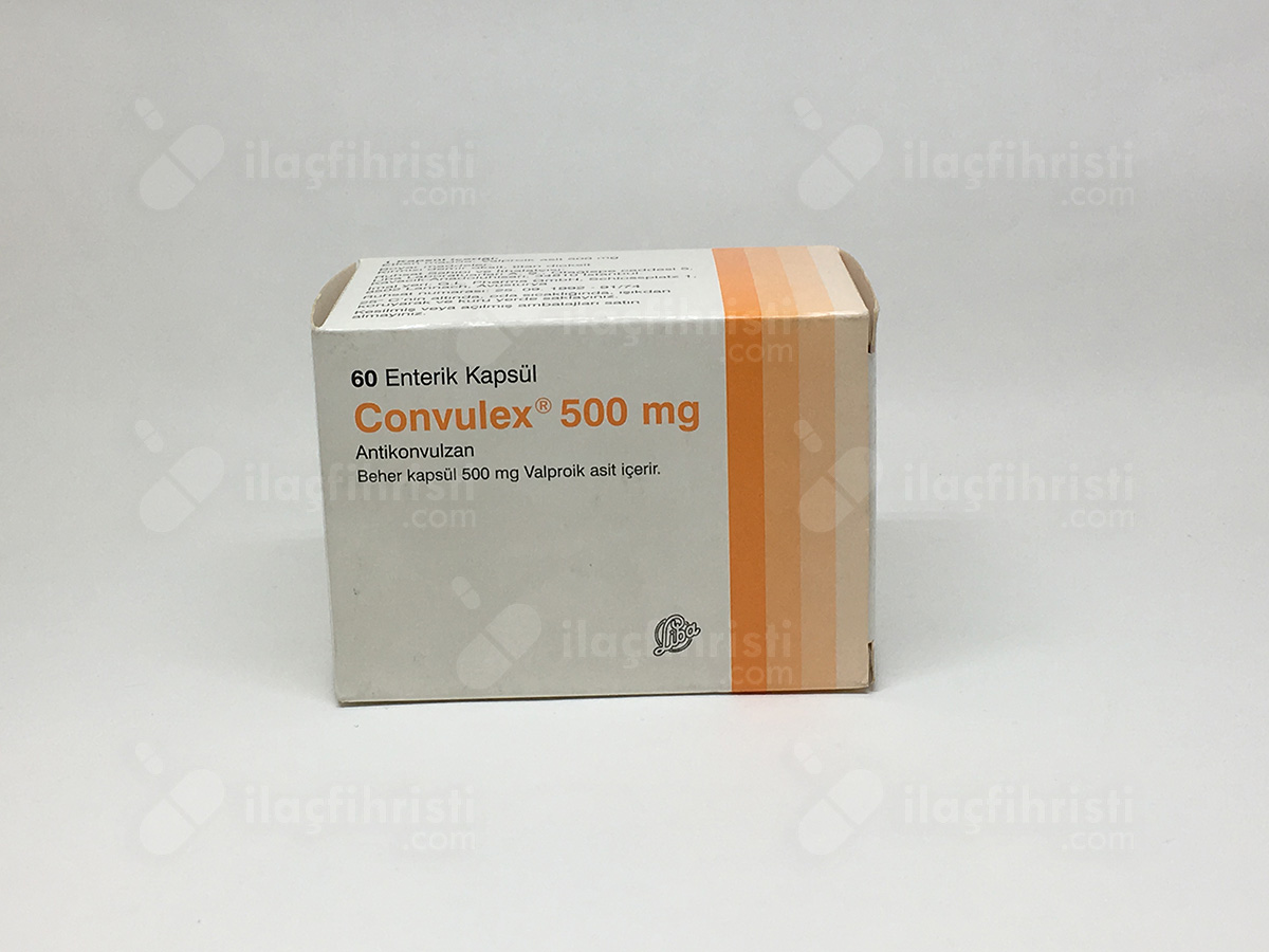 Convulex 500 mg 60 kapsül