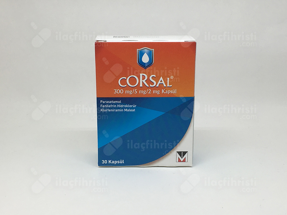 Corsal 300 mg 30 kapsül