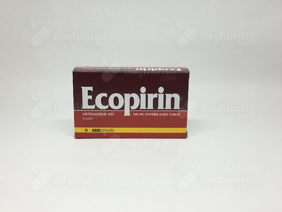 Ecopirin 100 mg 30 enterik kaplı tablet