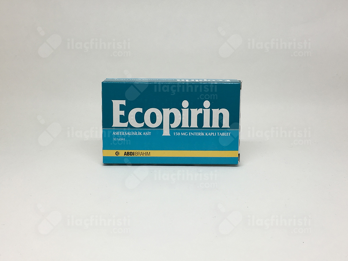 Ecopirin 150 mg 30 enterik kaplı tablet