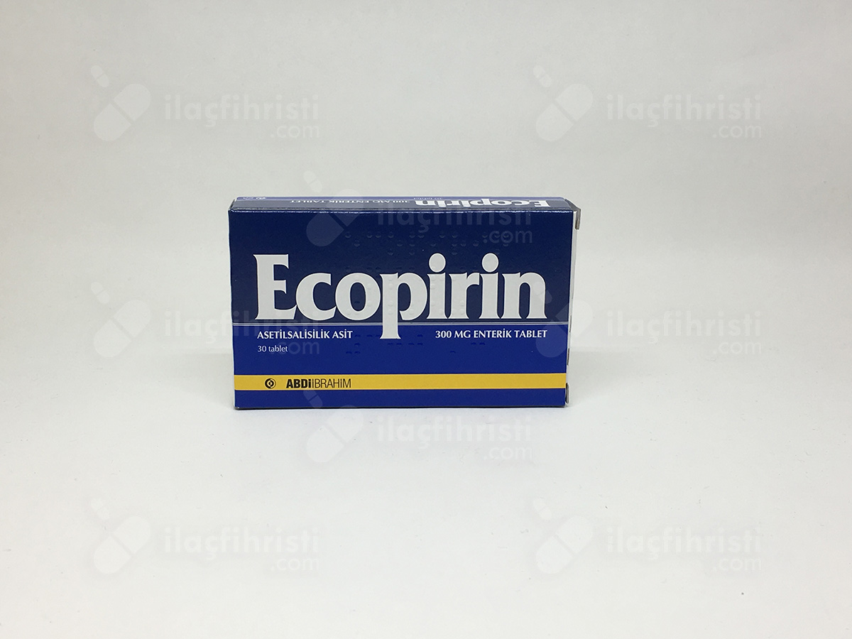 Ecopirin 300 mg 30 enterik kaplı tablet