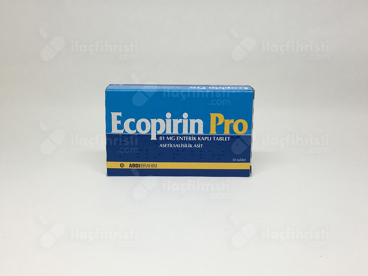 Ecopirin pro 81  mg 30 enterik kaplı tablet