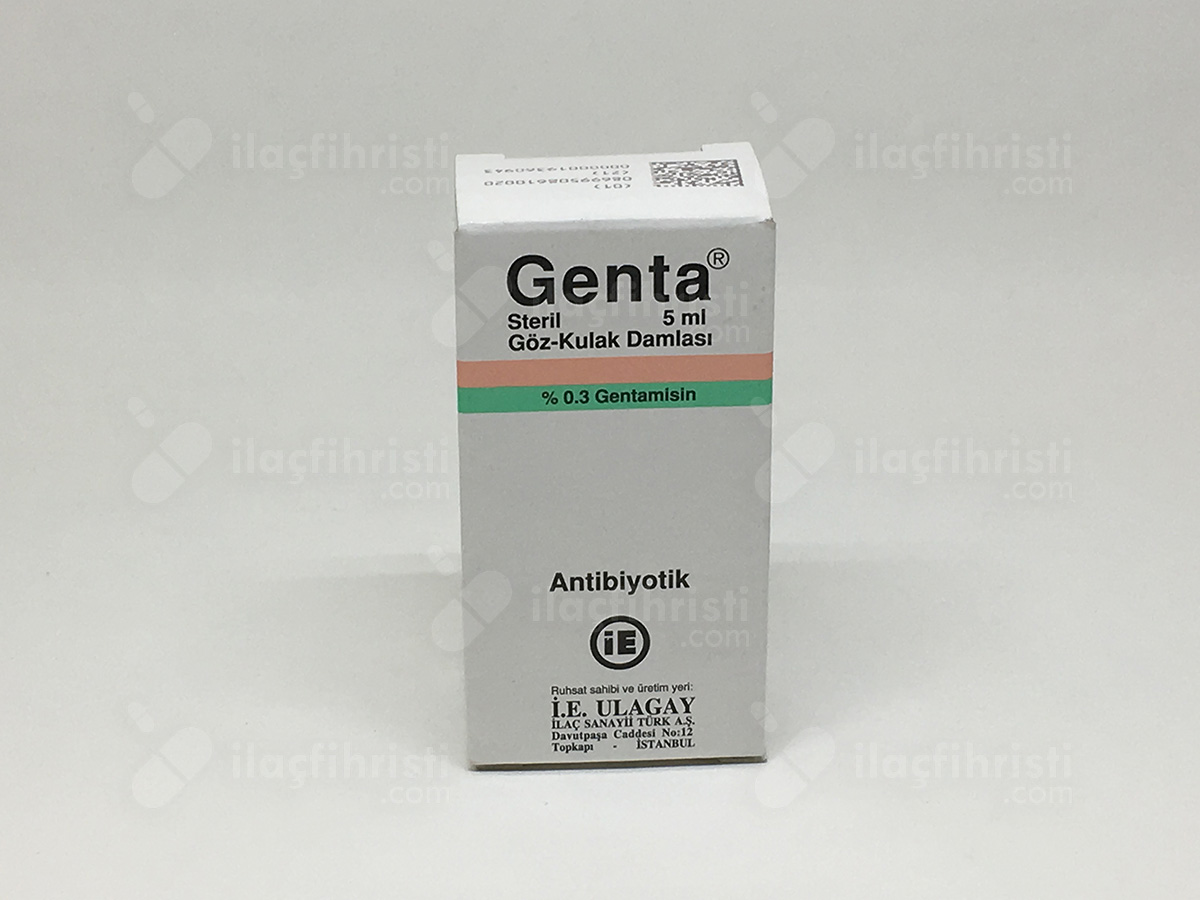 Genta oft. % 0,3 5 ml damla