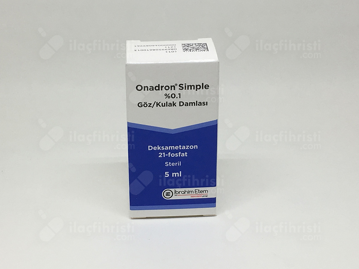 Onadron g/k 1 ml 1 mg 5 ml damla