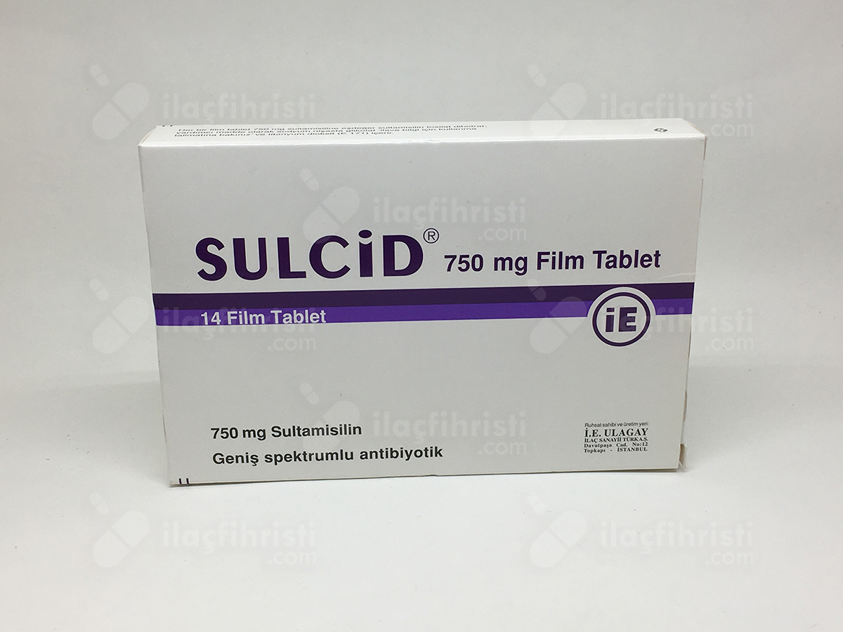 Sulcid 750 mg 14 film tablet