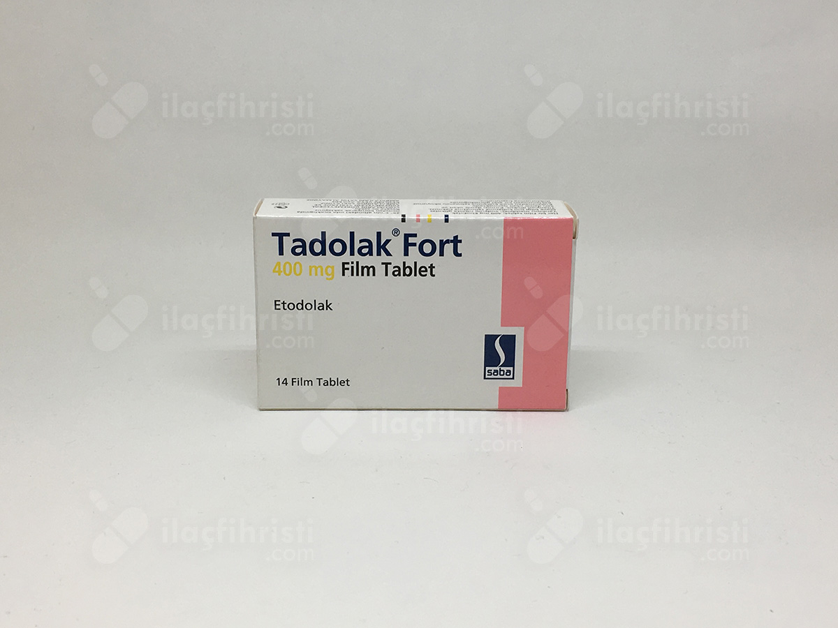 Tadolak fort 400 mg 14 film tablet