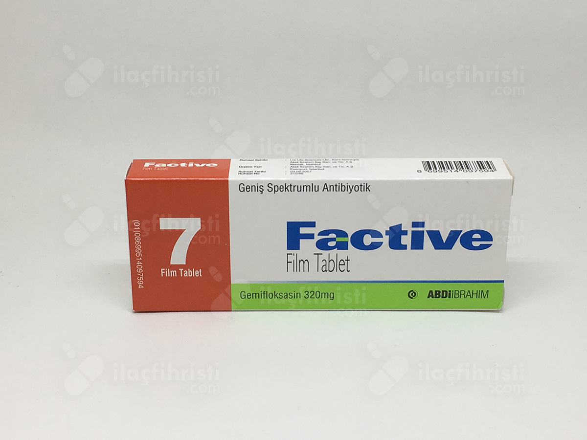 Factive 320 mg 7 tablet