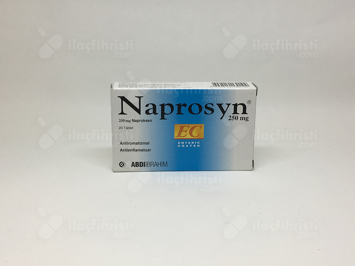 Naprosyn ec 250 mg 20 tablet