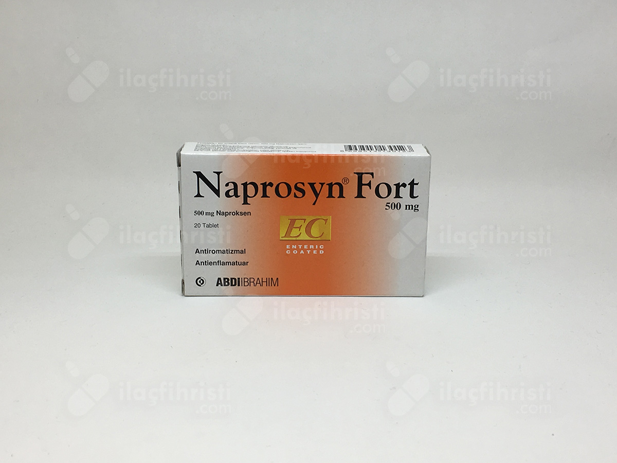 Naprosyn ec fort 500 mg 20 tablet