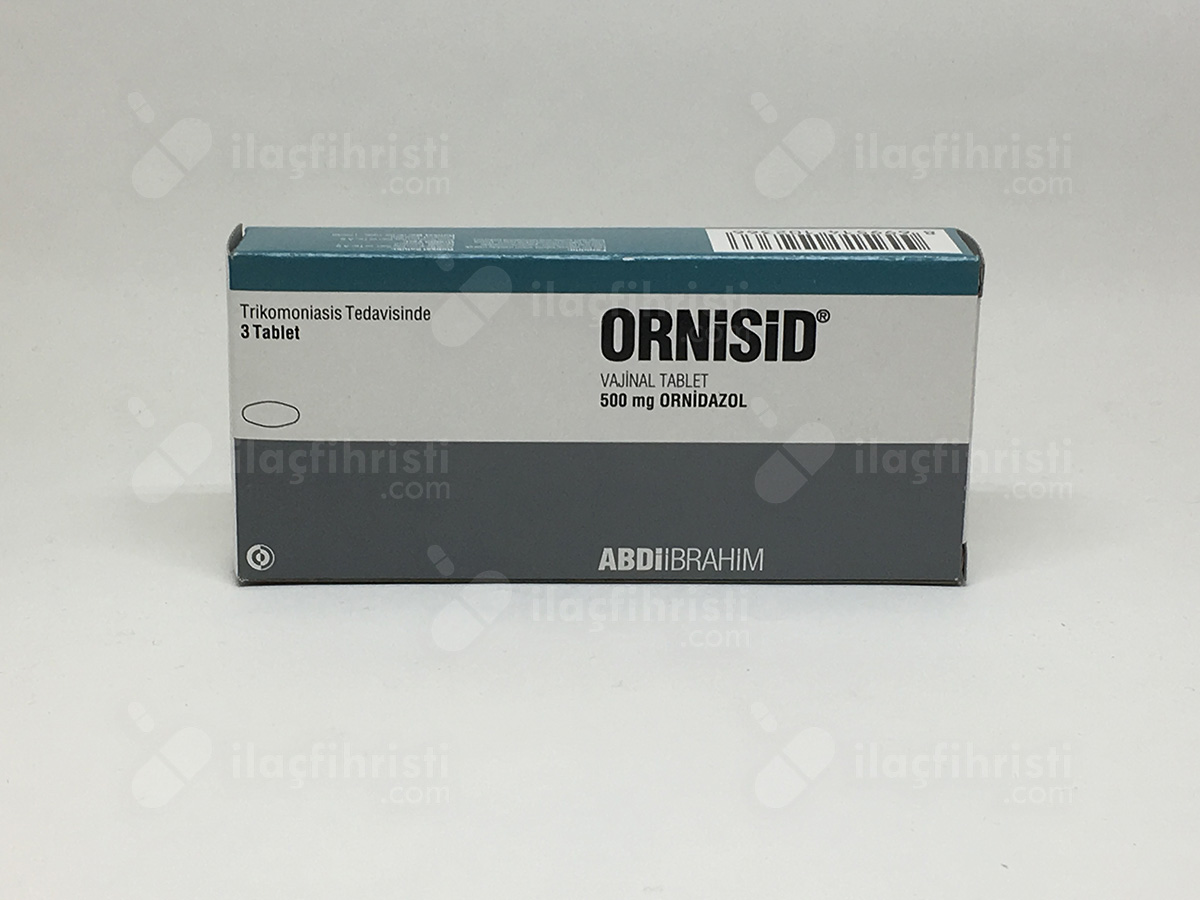 Ornisid 500 mg 3 vajinal tablet