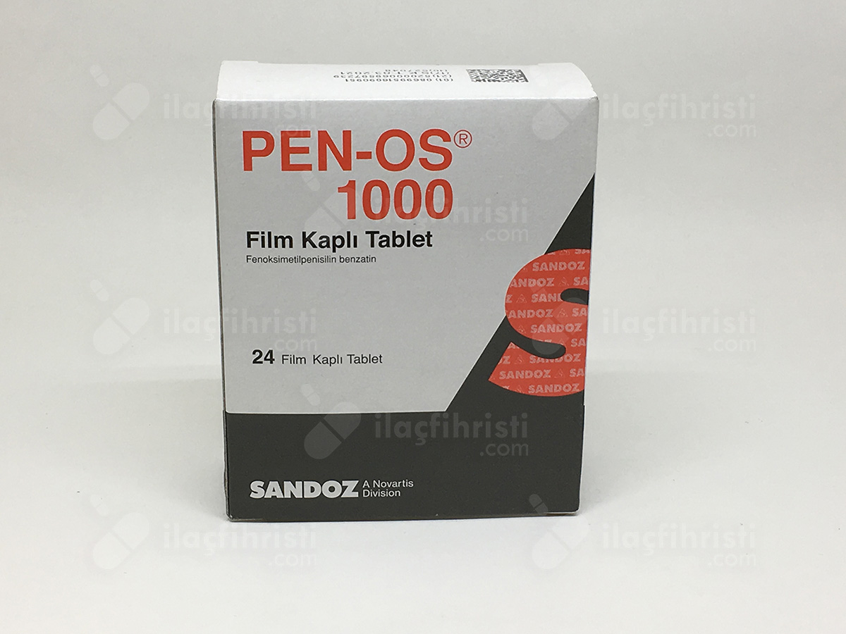Pen-os 1000 mg 24 tablet