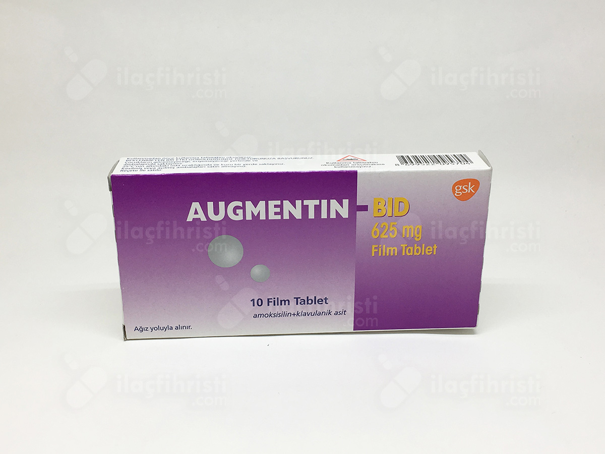 Augmentinbid 625 mg 10 film tablet prospektüs, Kullanma Talimatı, kısa
