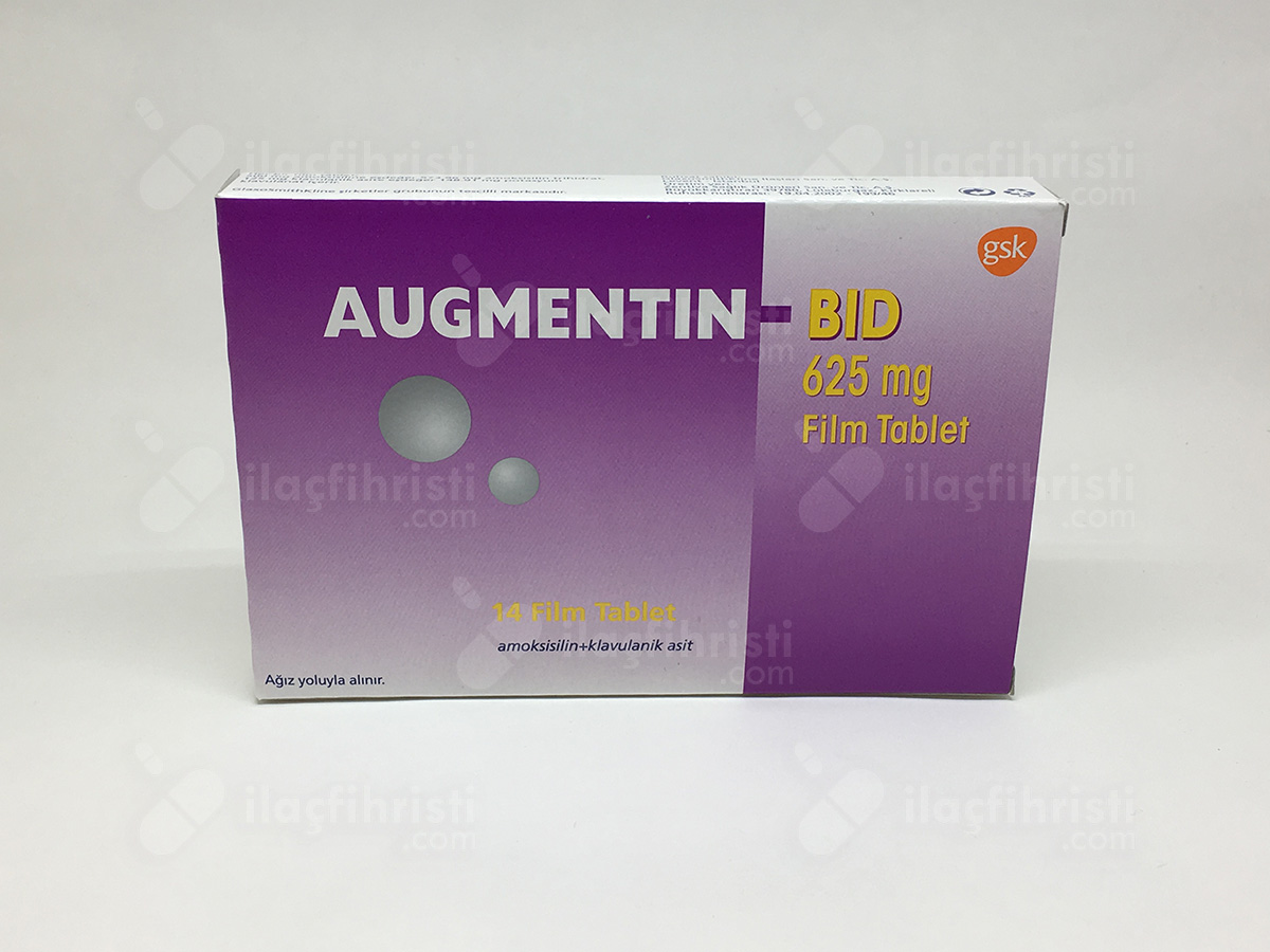 Augmentin bid 625 mg 14 film tablet