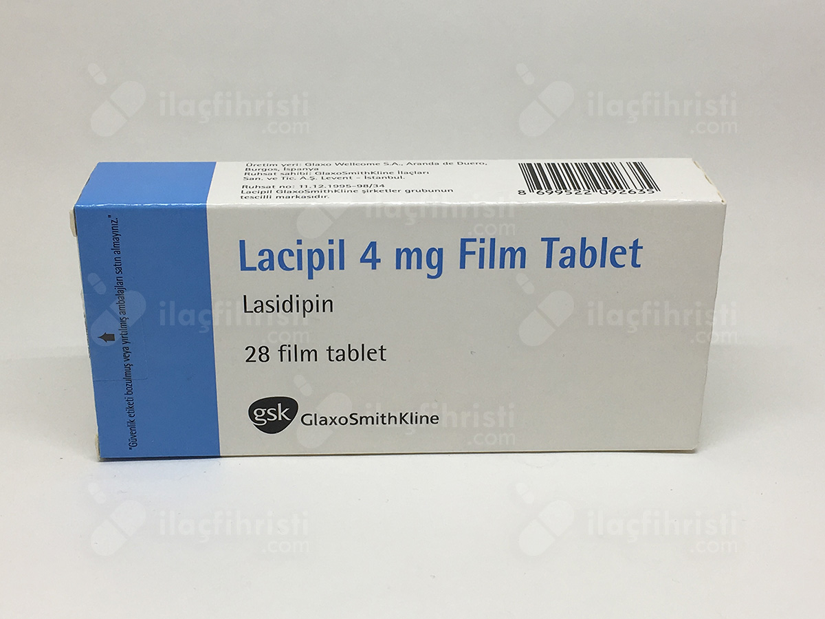 Lacipil 4 mg 28 tablet