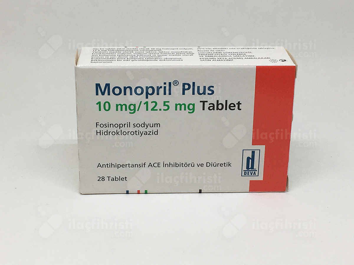 yüksek tansiyon için monopril