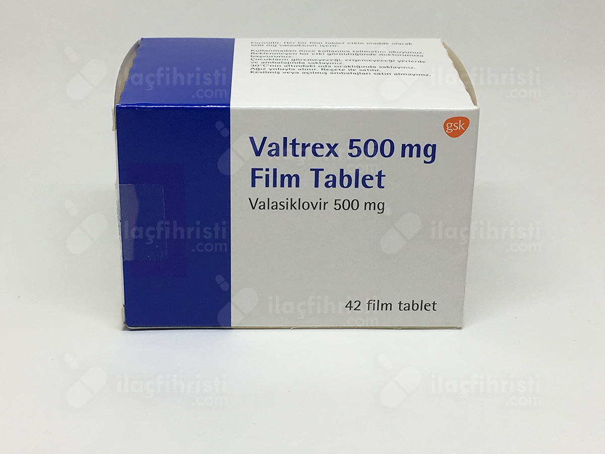 Valtrex 500 mg 42 tablet