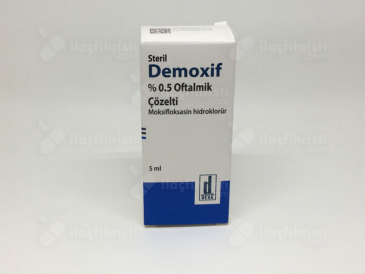 Demoxif %0,5 steril oftalmik çözelti  5 ml