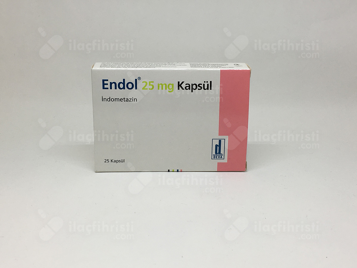 Endol 25 mg 25 kapsül