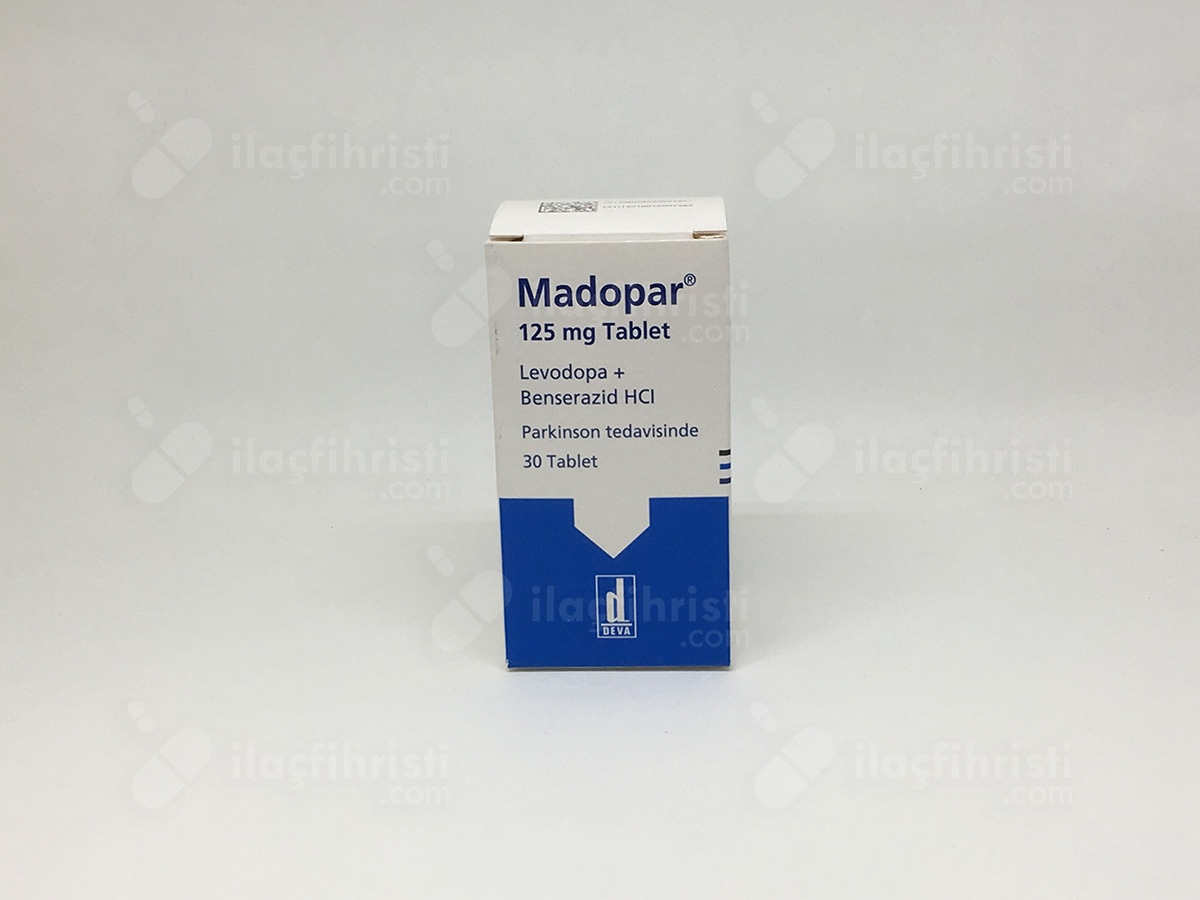Madopar 125 mg 30 tablet