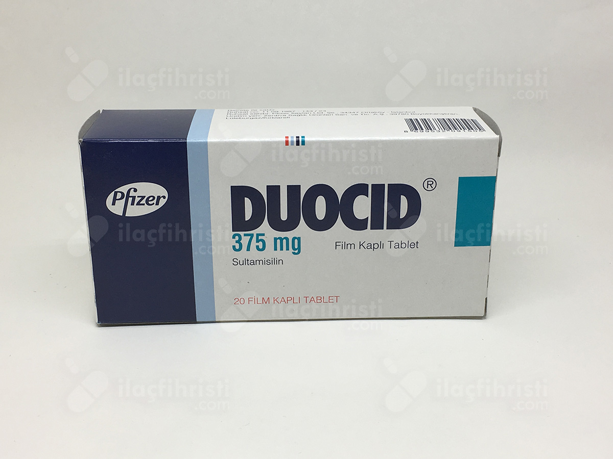 Duocid 375 mg 20 film tablet