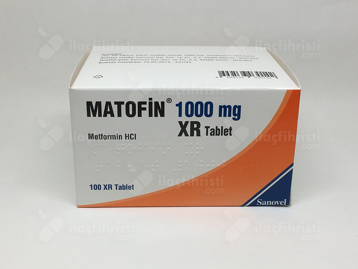 Matofin 1000 mg 100 xr tablet