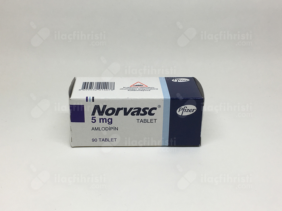 Norvasc 5 mg 90 tablet