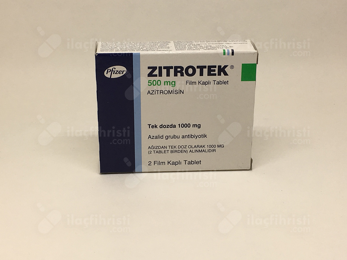 Zitrotek 500 mg 2 film tablet