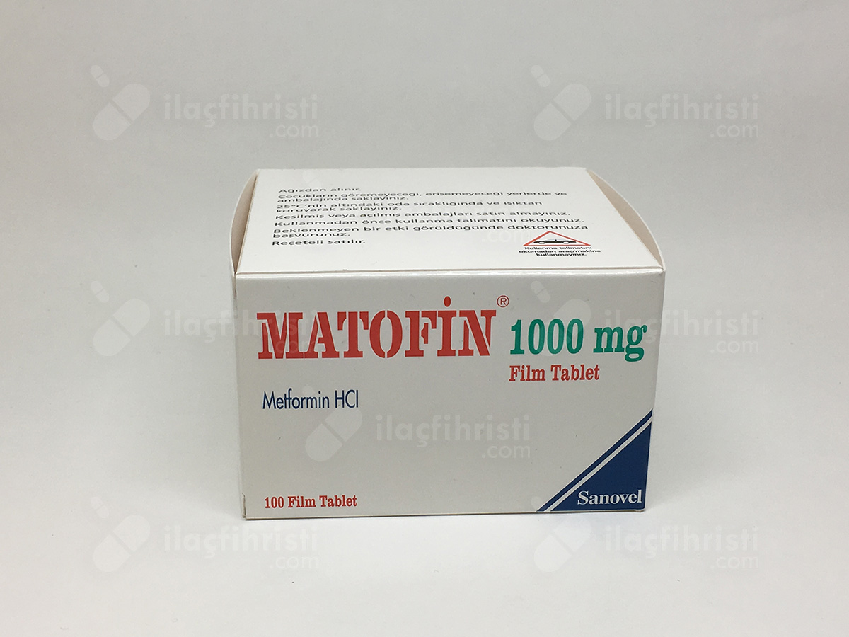 Matofin 1000 mg 100 film tablet