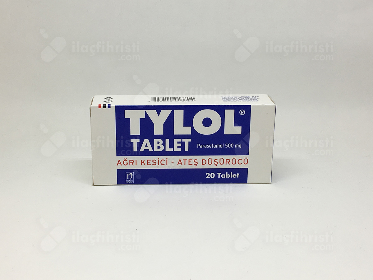 Tylol 500 mg 20 tablet