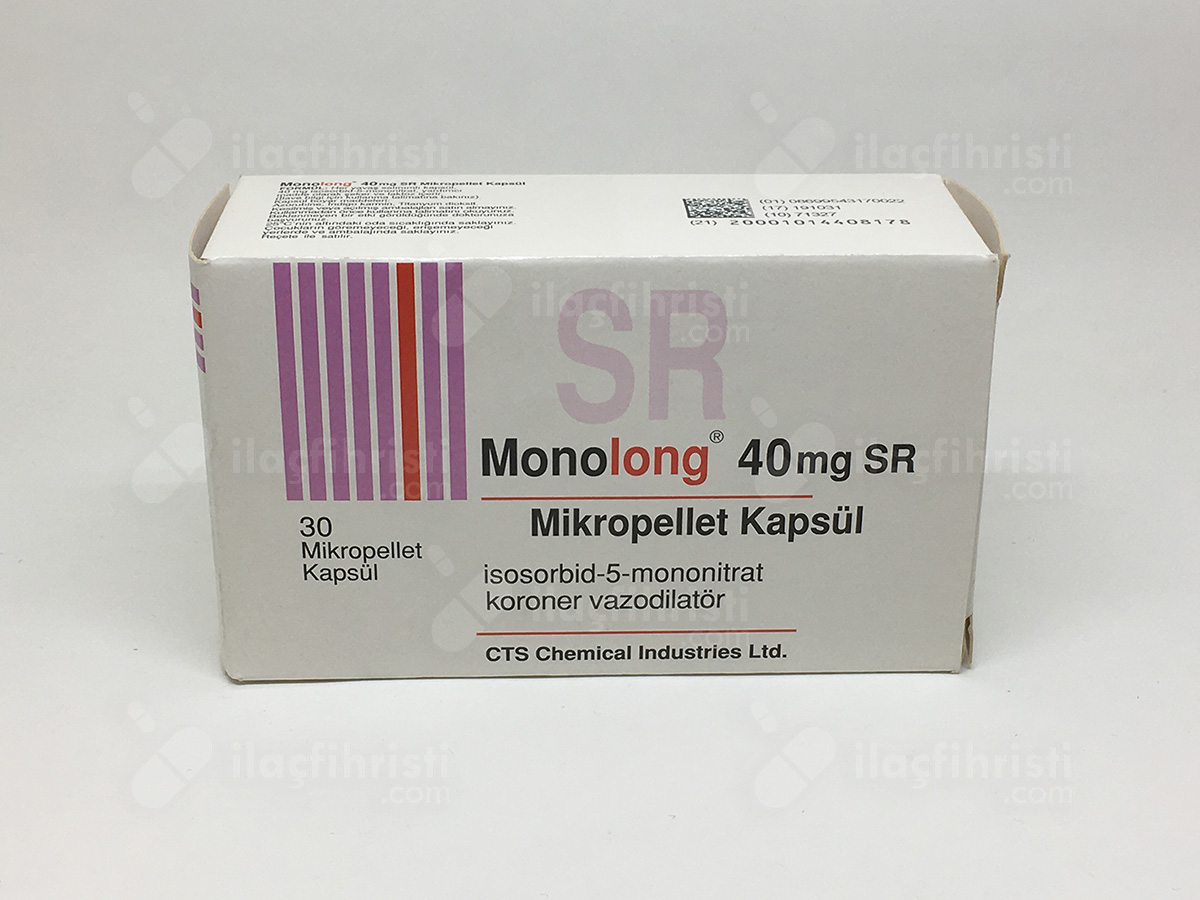 Monolong 40 mg 30 sr kapsül