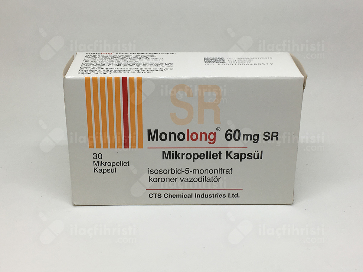 Monolong 60 mg 30 sr kapsül