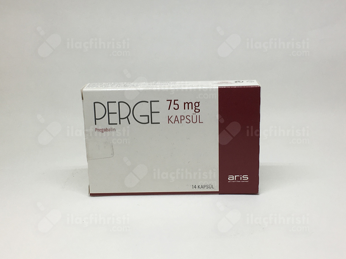 Perge 75 mg 14 kapsül